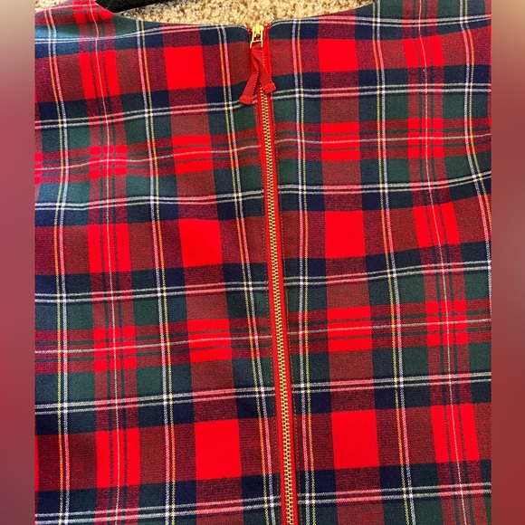 Vineyard Vines Merry Red Plaid Shift Dress Women’s Size 4 EUC - Picture 13 of 16